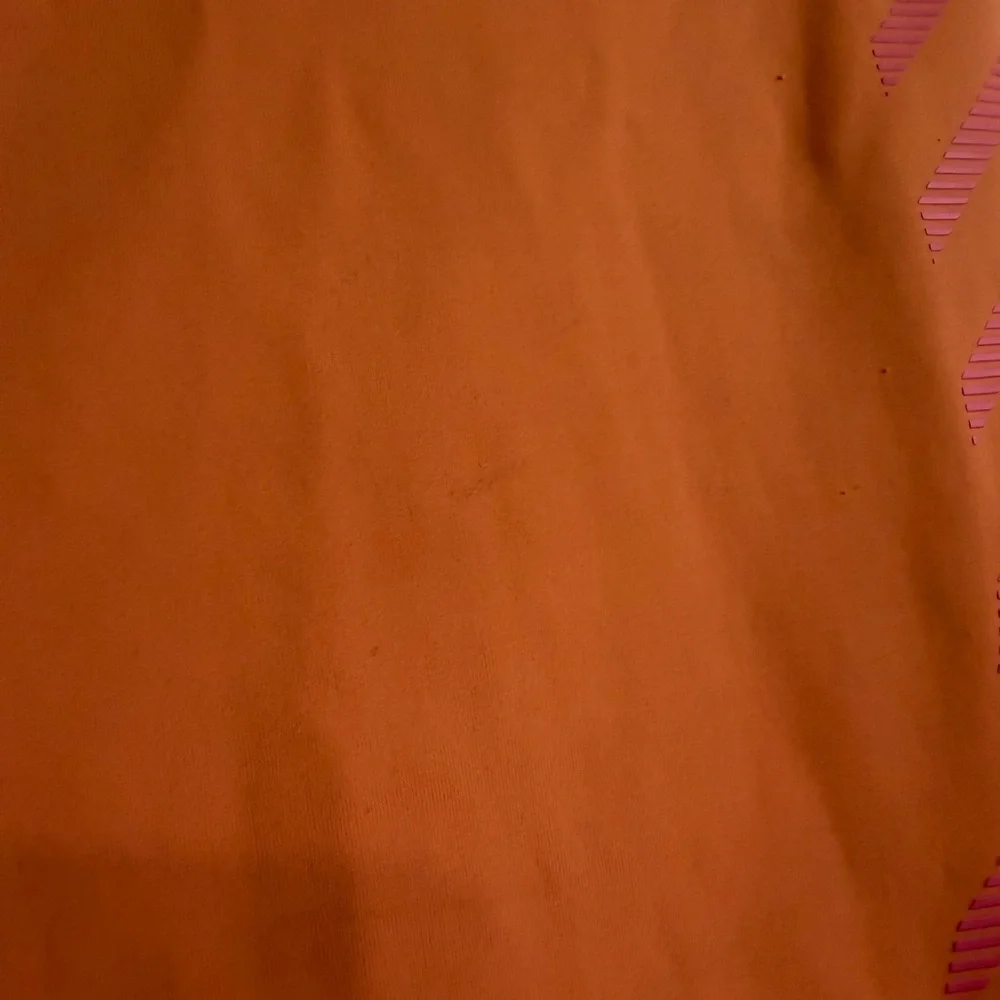 Nike Orange Crop Tank with Pink Accents